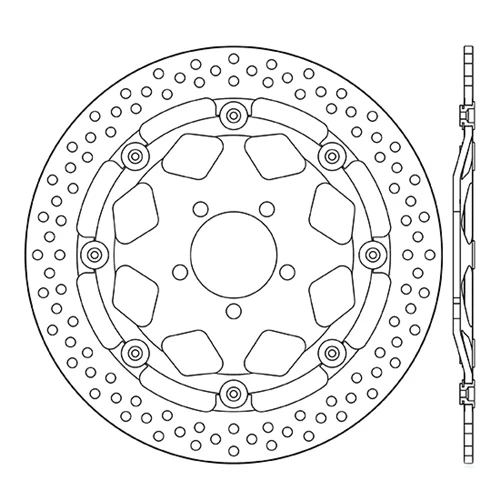 Floating brake disc EF | Newfren | front