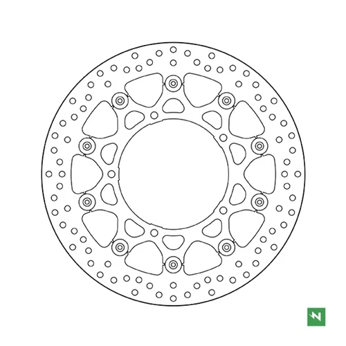 Floating brake disc EF | Newfren | front