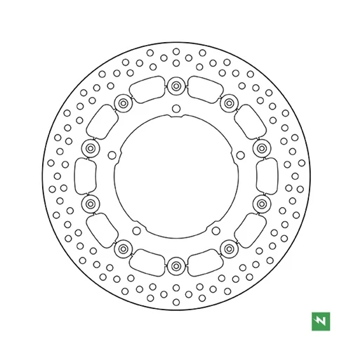 Floating brake disc | Newfren | front