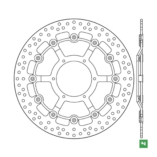 Disco freno flottante | Newfren (anteriore)