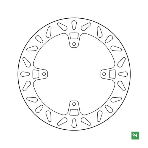 Fixed brake disc | Newfren | rear