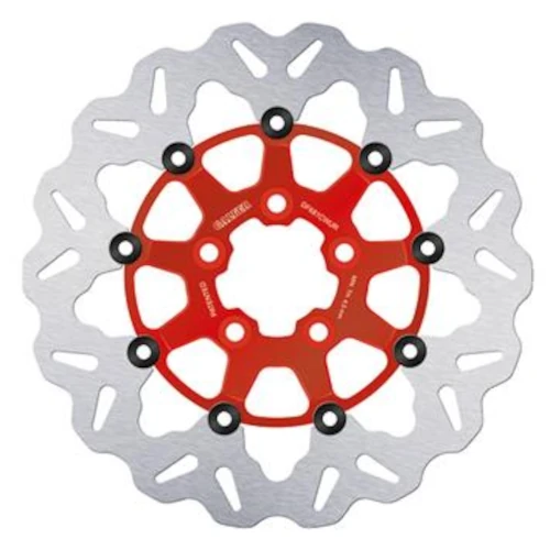 Wave CW floating red brake disc | Galfer | rear