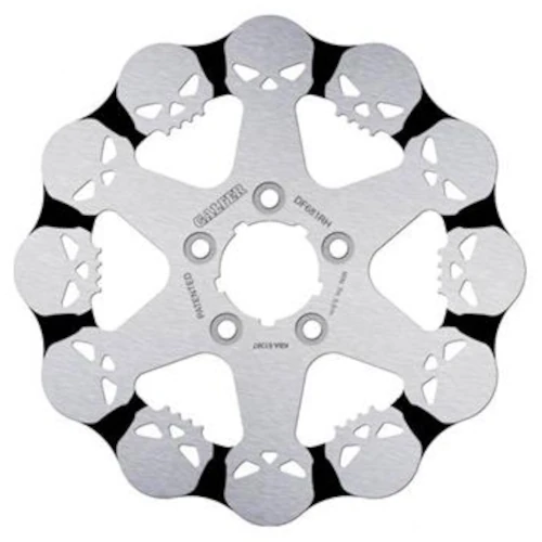 Skull Grooved RH fixed brake disc | Galfer | rear