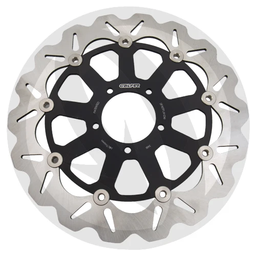 Wave CW floating matte black brake disc | Galfer | front