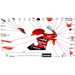 Stickers Ducati Lenovo MotoGP 2025
