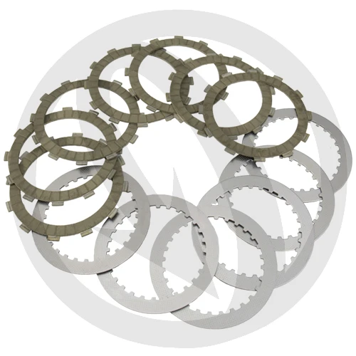 Kit of Performance drive driven clutch discs | Newfren