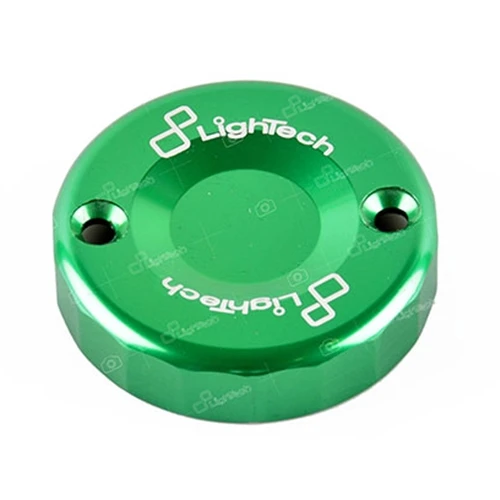 Green cover of front brake oil reservoir | Lightech