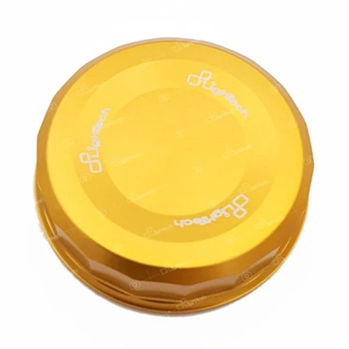 Gold cover of rear brake oil reservoir | Lightech