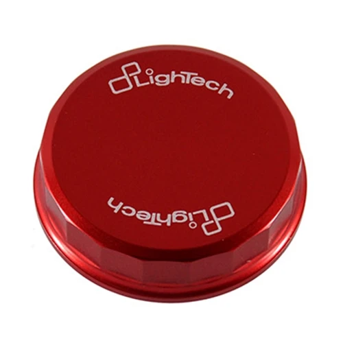 Red cover of rear brake oil reservoir | Lightech