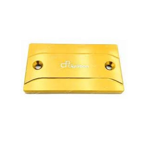 Gold cover of front brake oil reservoir | Lightech