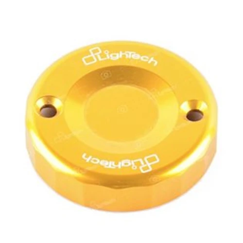 Gold cover of rear brake oil reservoir | Lightech