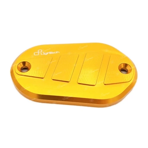 Gold cover of front brake oil reservoir | Lightech