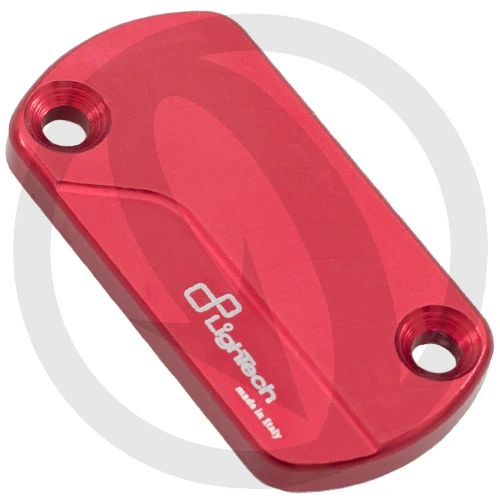 Red cover of rear brake oil reservoir | Lightech