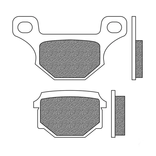 Couple of Road Touring Organic BT1 brake pads | Newfren | rear