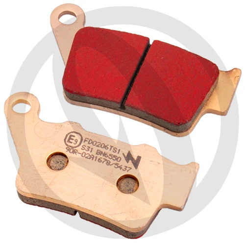 Couple of Road Touring Sinter TS1 brake pads | Newfren | rear