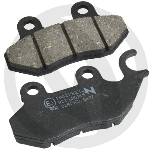 Couple of Scooter Elite Organic BE1 brake pads | Newfren | front