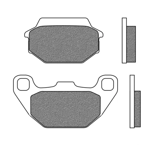 Couple of Scooter Elite Organic BE1 brake pads | Newfren | front