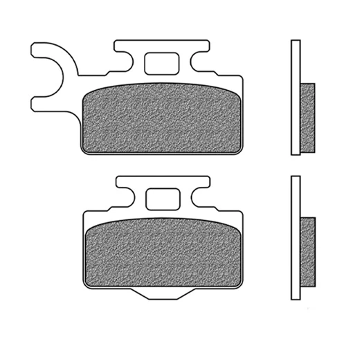 Couple of Offroad Dirt Organic BD1 brake pads | Newfren | front