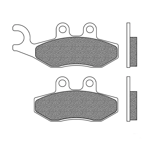 Couple of Scooter Elite Organic BE1 brake pads | Newfren | front
