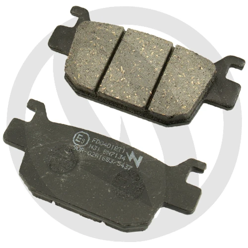 Couple of Road Touring Organic BT1 brake pads | Newfren | rear
