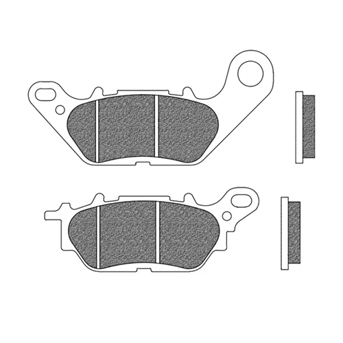 Couple of Scooter Elite Organic BE1 brake pads | Newfren | rear