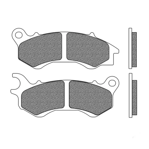 Couple of Scooter Elite Organic BE1 brake pads | Newfren | front