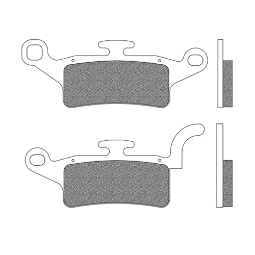 Couple of Scooter Elite Organic BE1 brake pads | Newfren | front