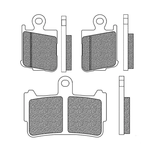 Kit of Road TT Pro Sinter SP1 brake pads | Newfren | front