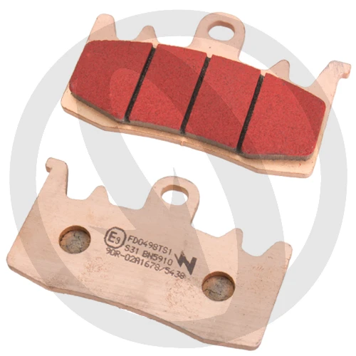 Couple of Road Touring Sinter TS1 brake pads | Newfren | front