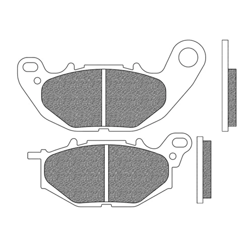 Couple of Road Touring Organic BT1 brake pads | Newfren | front