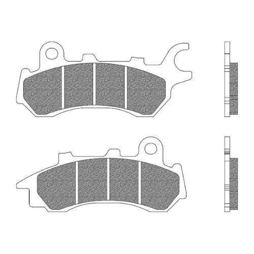 Couple of Road Touring Organic BT1 brake pads | Newfren | front