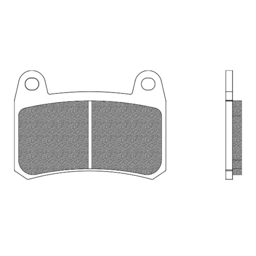 Couple of Road Touring Sinter TS1 brake pads | Newfren | front