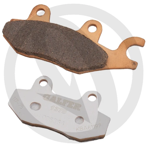 Couple of Sinter Metal G1375 brake pads | Galfer | rear