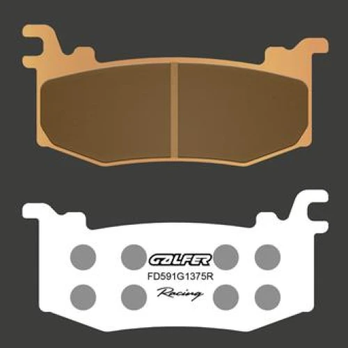Couple of Sinter Metal G1375R brake pads | Galfer | front