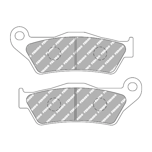 Couple of Road Sintered ST brake pads | Ferodo | rear