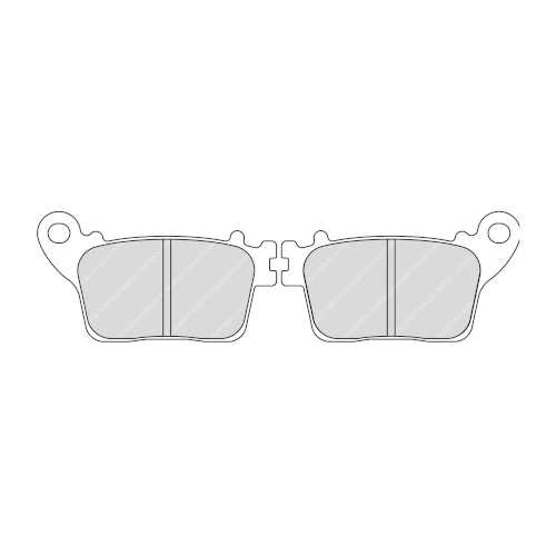 Couple of Road Sintered ST brake pads | Ferodo | rear