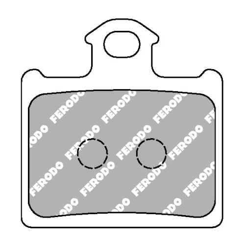 Coppia pastiglie freno Offroad Sintered SG | Ferodo | posteriore