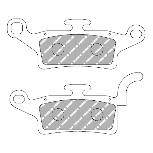 Couple of Road Eco Friction EF brake pads | Ferodo | front