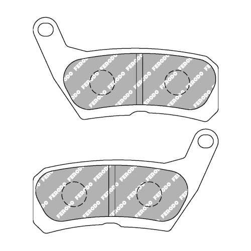 Coppia pastiglie freno Road Platinum P | Ferodo | anteriore