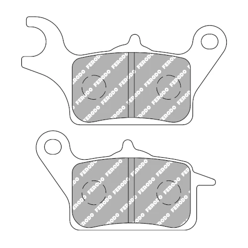 Couple of Road Eco Friction EF brake pads | Ferodo | front