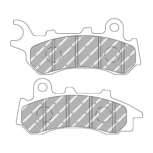 Couple of Road Eco Friction EF brake pads | Ferodo | front