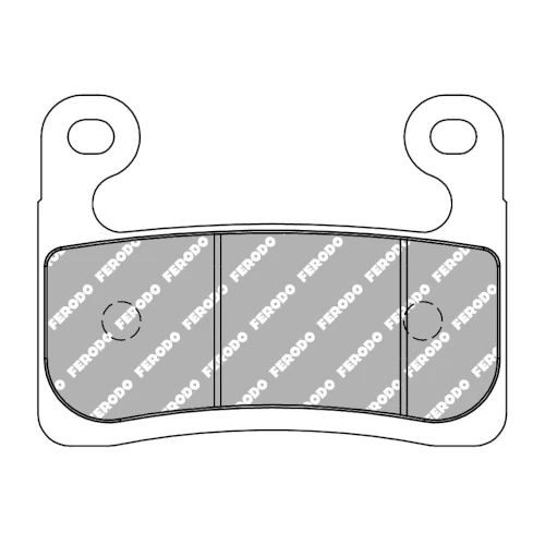 Couple of Road Racing Sintered XRAC brake pads | Ferodo | front