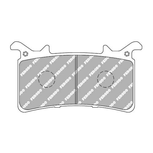 Couple of Road Racing Sintered XRAC brake pads | Ferodo | front