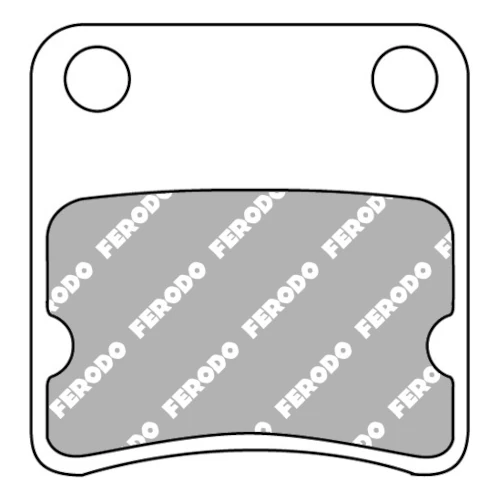 Couple of Road Eco Friction EF brake pads | Ferodo | parking
