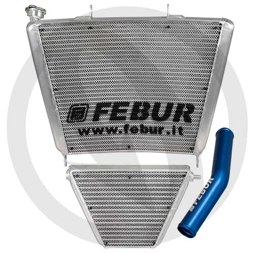 Febur full motorcycle water race radiator