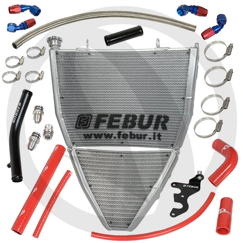 Full water oil racing cooler (Reparto Corse SS Replica) | Febur