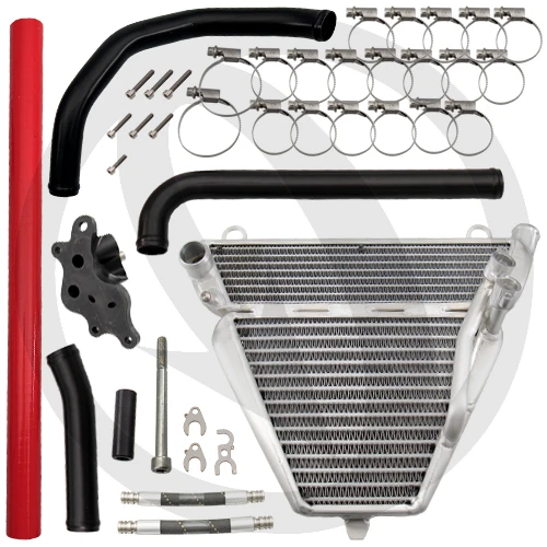 Additional water oil cooler | it does not fit thermostatic valve | Febur