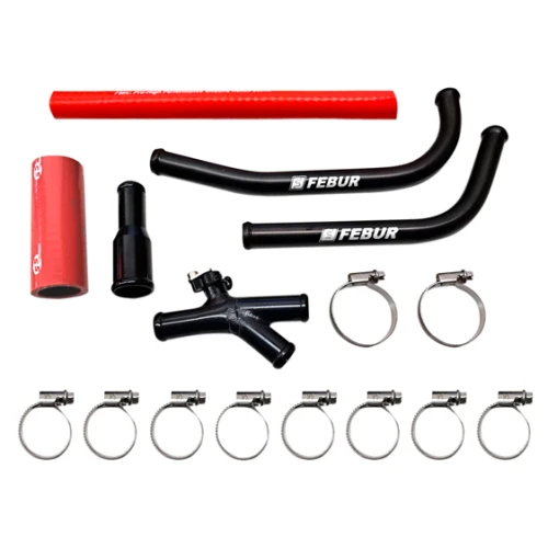 Full racing water oil cooler | Kit to remove thermostatic valve | No side engine stand | Febur