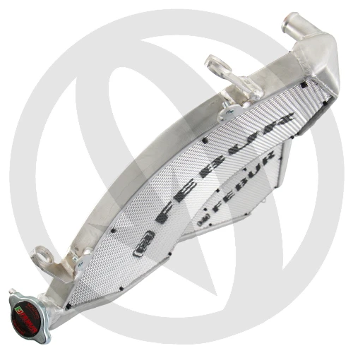 Radiatore completo acqua olio racing | Kit rimozione valvola termostatica | No cavalletto laterale | Febur