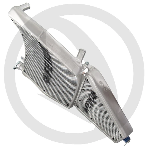 Radiatore completo acqua olio racing | Kit rimozione valvola termostatica | No cavalletto laterale | Febur